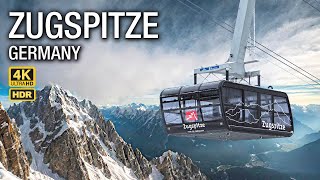 ZUGSPITZE 🇩🇪 Germany  Walking Tour 4K HDR 60 fps 🏔️ [upl. by Eiclehc965]