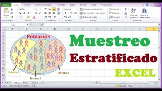 Muestreo estratificado en Excel [upl. by Teerell]