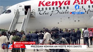 Flash Prezidan Kenyan 🇰🇪 a M William Ruto fenk debake nan peyi Dayiti [upl. by Asor]