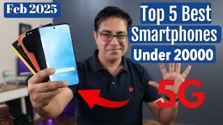 5 Best Phones Under 20000 in Feb 2025 I best mobile under 1500020000 budget [upl. by Abixah]