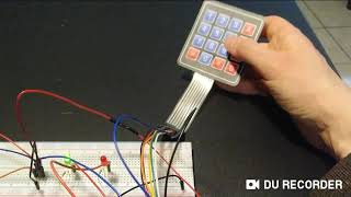 Arduino Mega 2560 with Keypad [upl. by Nerehs]