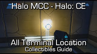 Halo MCC Halo CEA  All Terminals Locations Guide  Dear Diary Achievement [upl. by Simeon131]