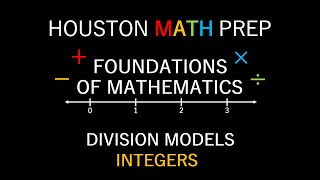 Integer Division Models Math for Teachers [upl. by Siduhey]