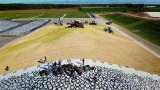 Packing Silage Making Cow Chow [upl. by Winfred]