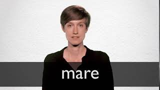 How to pronounce MARE in British English [upl. by Goldarina]