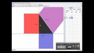 Completa Demostracion del Teorema de Pitagoras con Geogebra [upl. by Randa]