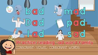 Mastering CVC Blending  Phonics for Early Readers  Learn to Blend ConsonantVowelConsonant Words [upl. by Boot]