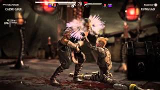 Mortal Kombat X  Cassie Cage Nut Crusher [upl. by Diarmid]