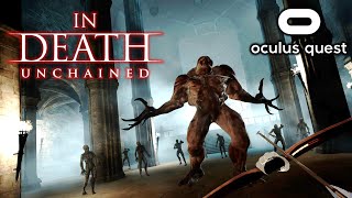 In Death Unchained Gameplay First look at a Roguelite bow amp arrow shooter for the Oculus Quest [upl. by Ydde]