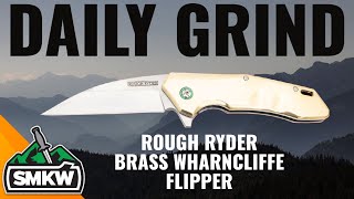 Rough Ryder Brass Wharncliffe Flipper [upl. by Carmine]