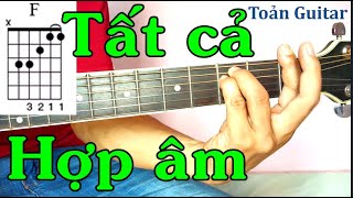 Cách bấm tất cả hợp âm cơ bản trên đàn guitar [upl. by Anaj]