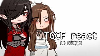 TGCF react to ships  gacha club [upl. by Zosema328]