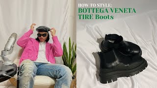 How To Style BOTTEGA VENETA TIRE Boots [upl. by Eseer]