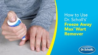 Dr Scholl’s  How to Use Freeze Away Max™ Wart Remover [upl. by Devi]