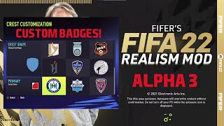 🔴 LIVE  FIFA 22  FIFERs Realism Mod Version 10 Alpha 3 [upl. by Erasme]