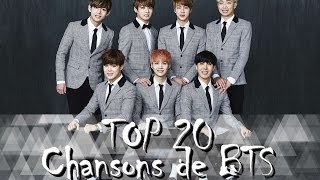 TOP 20 Chansons préférées des BTS Best Bangtan songs [upl. by Bow]