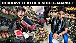 Dharavi Leather Shoes Market  Wholesale Leather Market [upl. by Aidualc]