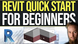 Revit Quick Start Tutorial for Beginners  Start Using Revit Now [upl. by Ut]