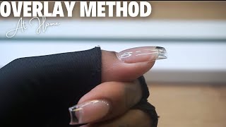 How to make your Gel X Nails  Overlay Method  Beginner Friendly Tutorial [upl. by Anitsyrk]