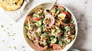 Fattoush Salad Recipe  Delicious Middle Eastern Flavours  Classic Lebanese Salad [upl. by Allcot]