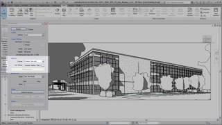 Autodesk Revit Architecture Rendering a View with Sunlight [upl. by Nauqyt491]