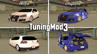 Gta Sa  Tuning Mod V301  Nuevas Piezas [upl. by Acired]