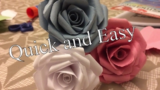 EASY PAPER ROSE DIY BEST MOTHERS DAY GIFT [upl. by Milman]