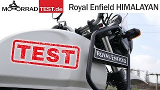 Royal Enfield HIMALAYAN  TEST deutsch [upl. by Colbert]