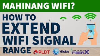 PAANO PALAKASIN ANG WIFI SIGNAL  HOW TO EXTEND WIFI SIGNAL RANGE [upl. by Edahc966]