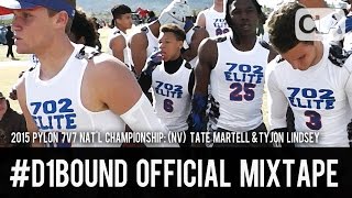 Tate Martell amp Tyjon Lindsey Pylon 7v7 Vegas D1Bound Official Mixtape  CollegeLevelAthletescom [upl. by Boak85]