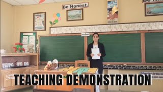 MY TEACHING DEMONSTRATION FOR DEPED RANKING  2020  ONLINE APPLICATION [upl. by Deerdre]