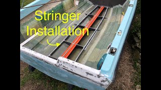 Boat stringer installation Thermolite [upl. by Animsaj186]