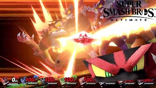 Super Smash Bros Ultimate 8 Player Final Smash Incineroar [upl. by Ornas293]