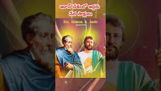 StsJude and Simon ytshorts stjude Stsimon apostles jesus martyrs voiceofsaintstelugu [upl. by Huan]