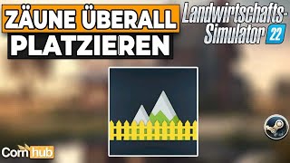 LS22 Mods  Zäune Überall Platzieren  LS22 Modvorstellung [upl. by Aneez]