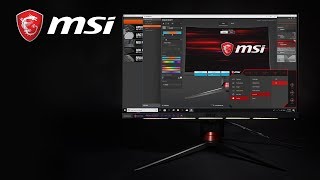 How to customize RGB LED on MSI Optix MPG series monitor  Gaming Monitor  MSI [upl. by Aiht]