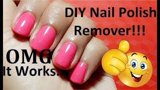 DIY Nail Polish Remover  How To Make Nail Polish Remover At Home  by amazingbeauty [upl. by Sadler]