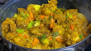 Curried ChickenHow to make Curry Chicken Jamaican Style [upl. by Ultun346]