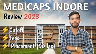 MEDICAPS University Indore review 2023  medicaps indore cutoff placement fees 2023  mpdte 2023 [upl. by Airdnola]