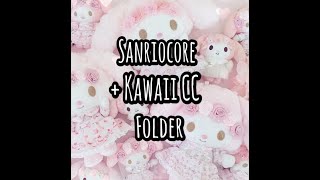 ˚🌸 Sanriocore  Kawaii CC Sims 4 [upl. by Ardnuhsed]