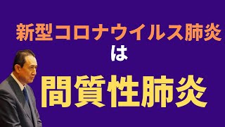 「新型コロナウイルス肺炎は間質性肺炎」犬房春彦（ルイ・パストゥール医学研究センター／医師・医学博士） [upl. by Acinom116]