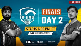 Hindi PMPL South Asia Finals Day 2  PUBG MOBILE Pro League S1 [upl. by Hayifas]