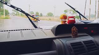 Tip Tip Barsa Pani🔥 Bolero Car Drive 🔥 Bolero Drive In Rain🔥 Bolero NH 2 Dayout 🔥 [upl. by Nitsraek]