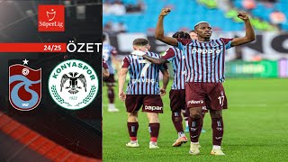 Trabzonspor 32 Konyaspor MAÇ ÖZETİ  Spor Toto Süper Lig  20242025 [upl. by Anali]