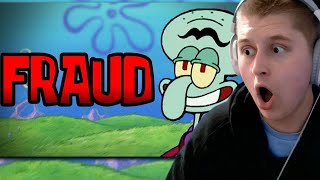 SPONGEBOB CONSPIRACY 1 The Squilliam Theory REACTION [upl. by Osanna546]