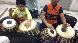 GNNA Junior and Senior Wing Tabla practice [upl. by Serra]