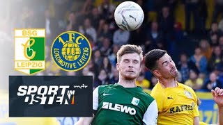 Regionalliga BSG Chemie Leipzig  1 FC Lok Leipzig  Sport im Osten  MDR [upl. by Ivon]