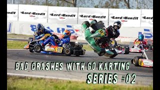 Bad crashes with go karting  series 02 [upl. by Arretahs]