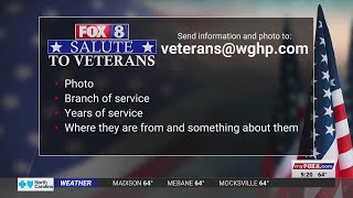 Help us honor the veterans of North Carolina in the FOX8 Salute to Veterans 2024 [upl. by Azeria]