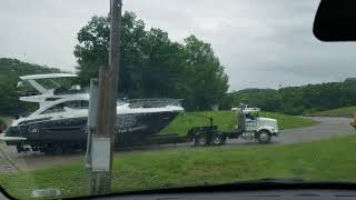 Multi Million dollar yacht rolls off trailer [upl. by Ettereve]